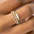 Juego de anillos Mila Golden