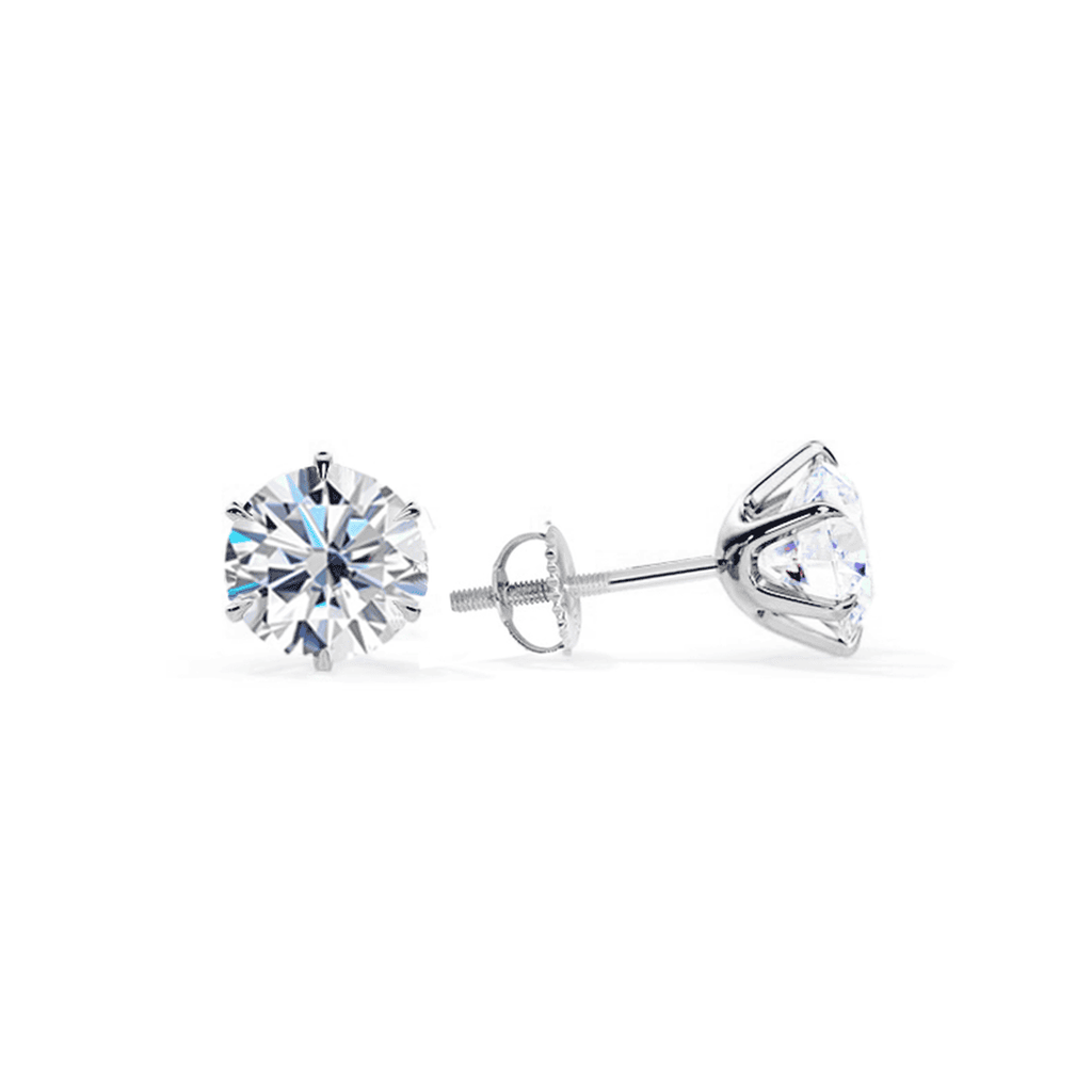 Elegantes Pendientes Tera de Oro Blanco