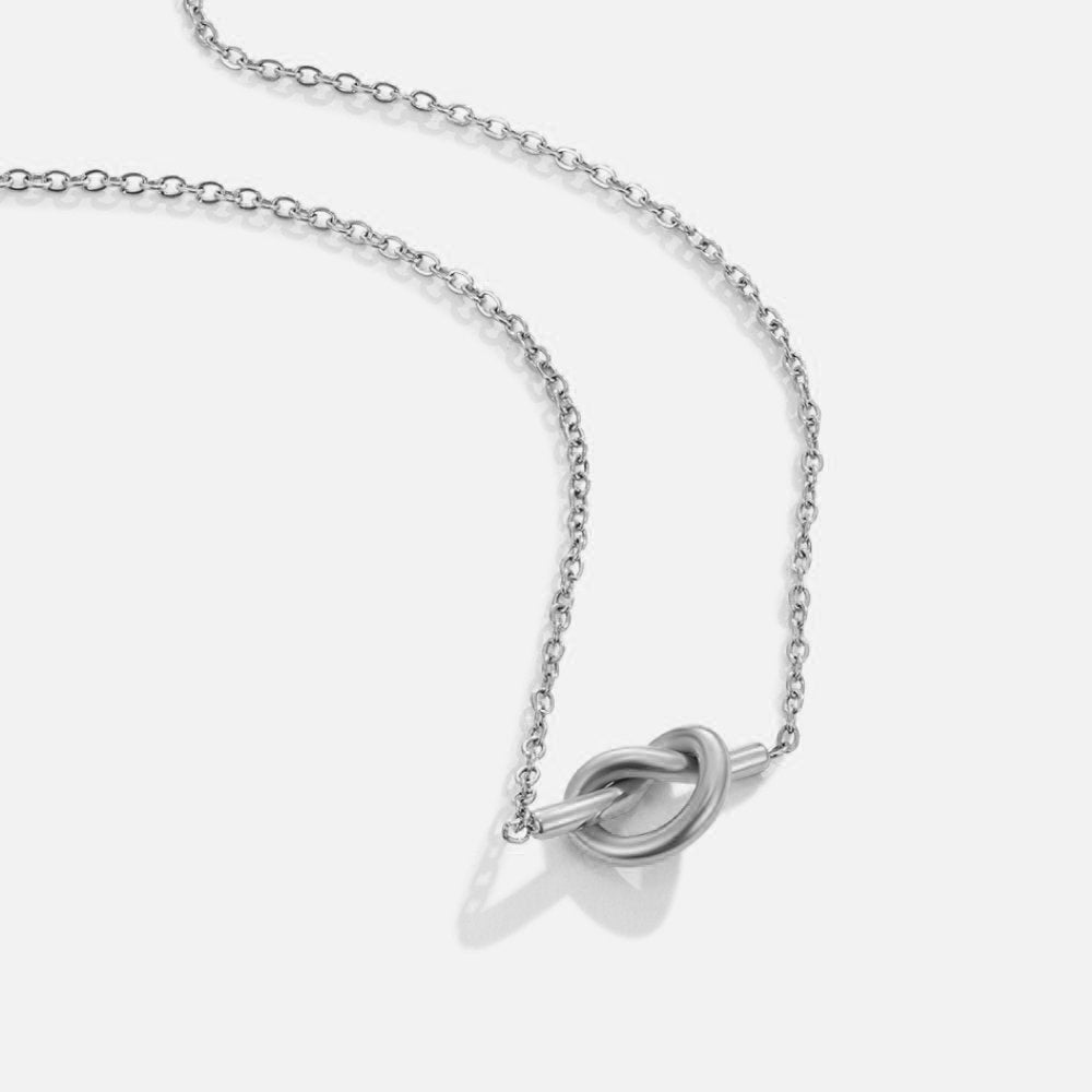 Collar de plata Adela Knot