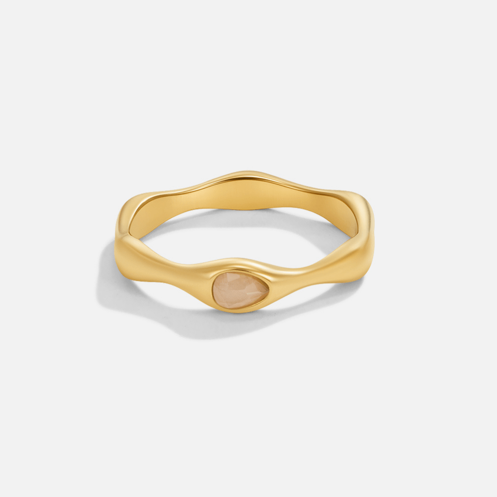 Anillo de oro Amalfi Wave