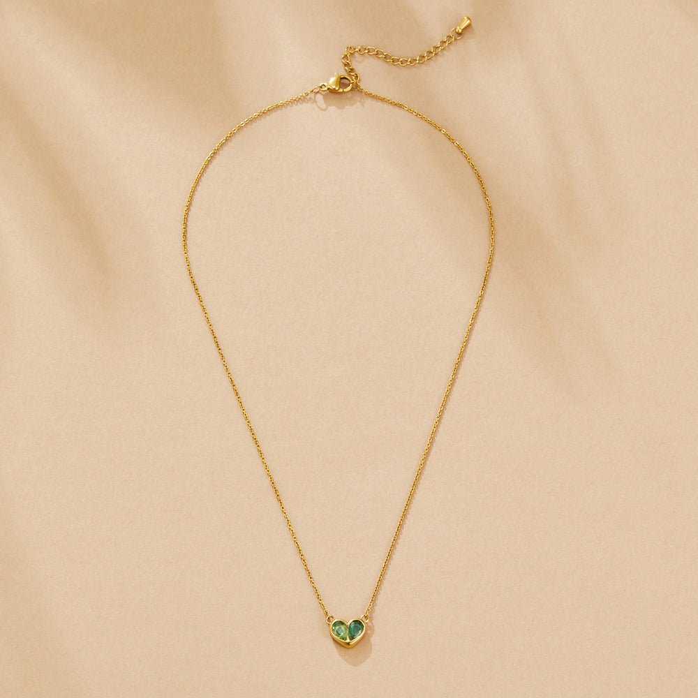 Collar Corazón de Cristal Amore