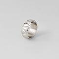 Anillo Anika grueso plateado