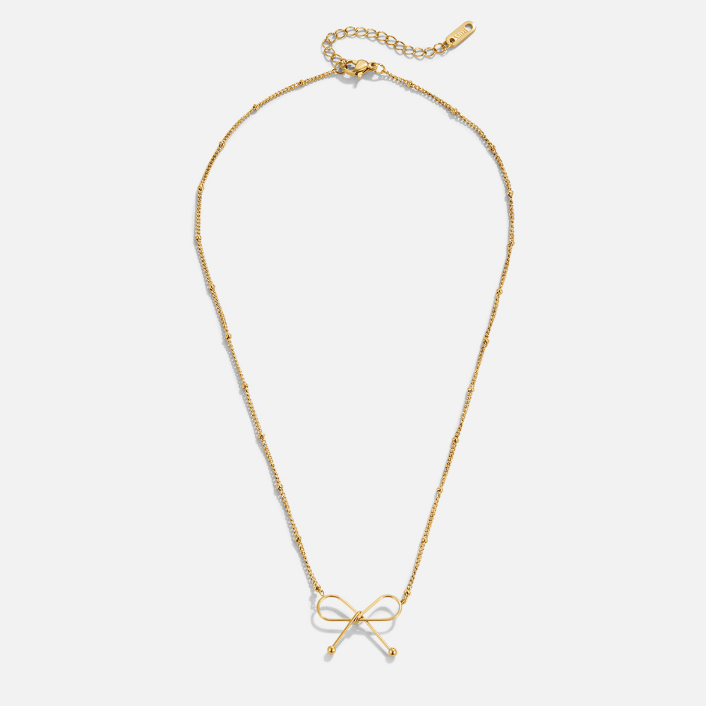 Collar Anika lazo dorado