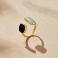 Anillo Envolvente de Aguamarina