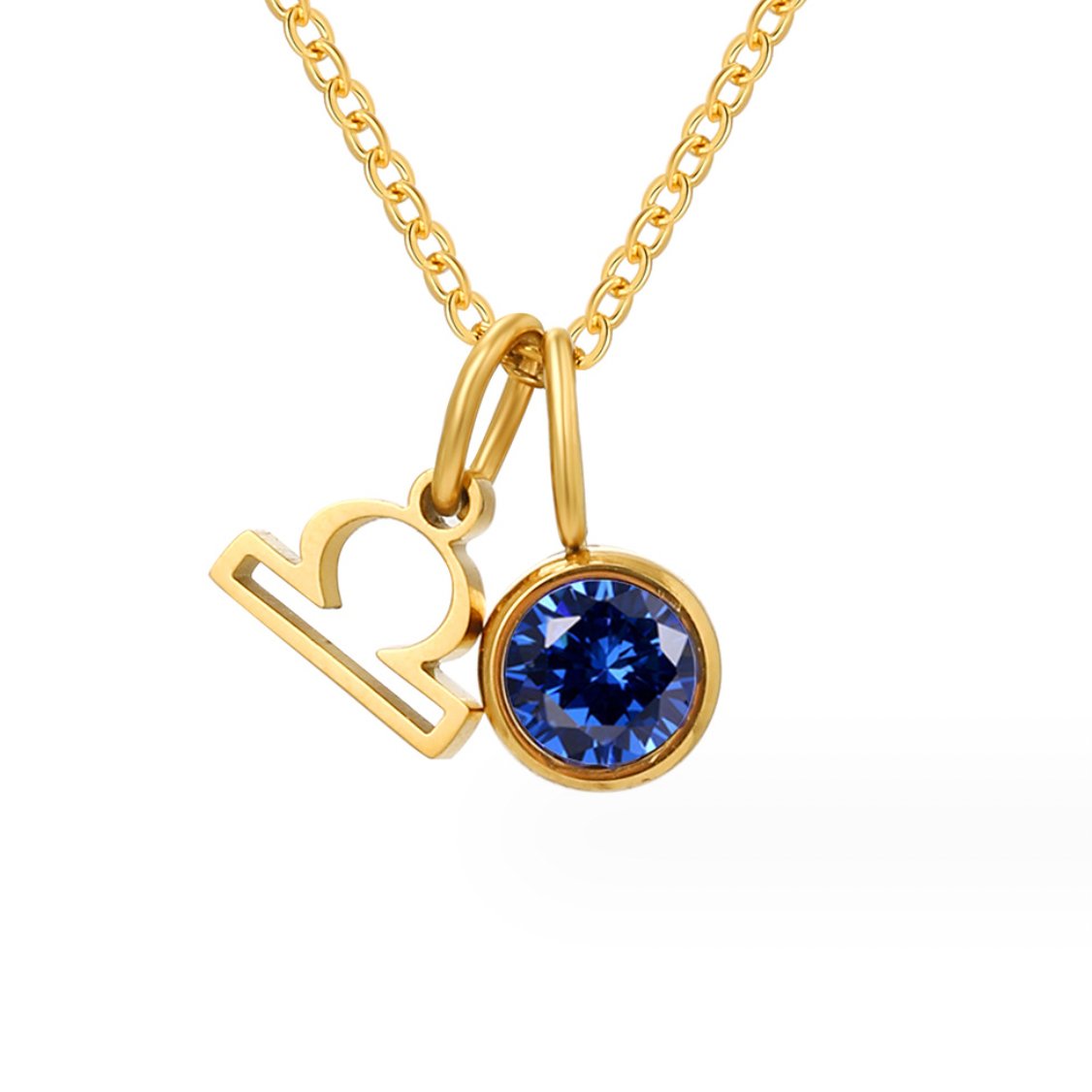 Collar de piedra natal Astria Zodiac