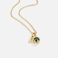 Collar de piedra natal Astria Zodiac