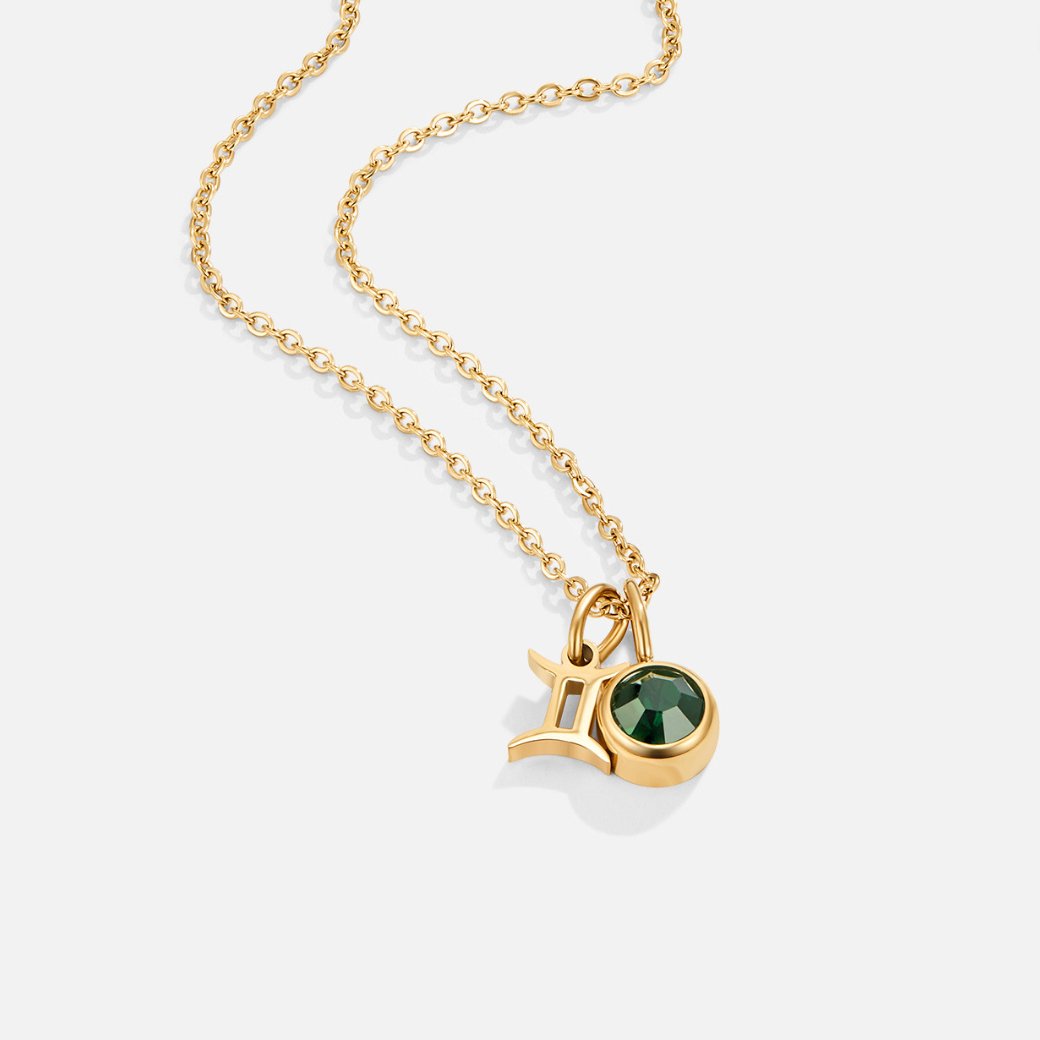 Collar de piedra natal Astria Zodiac
