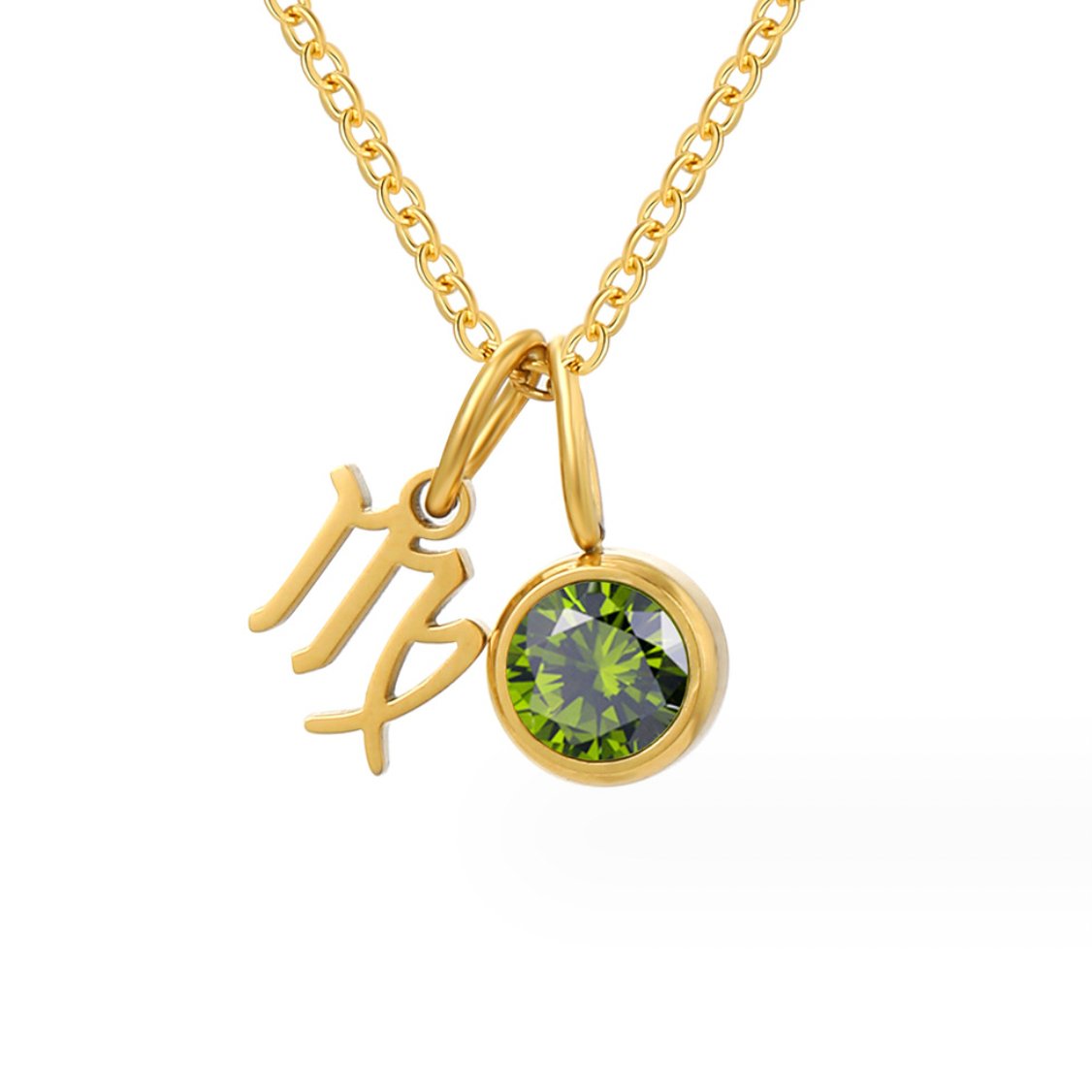 Collar de piedra natal Astria Zodiac