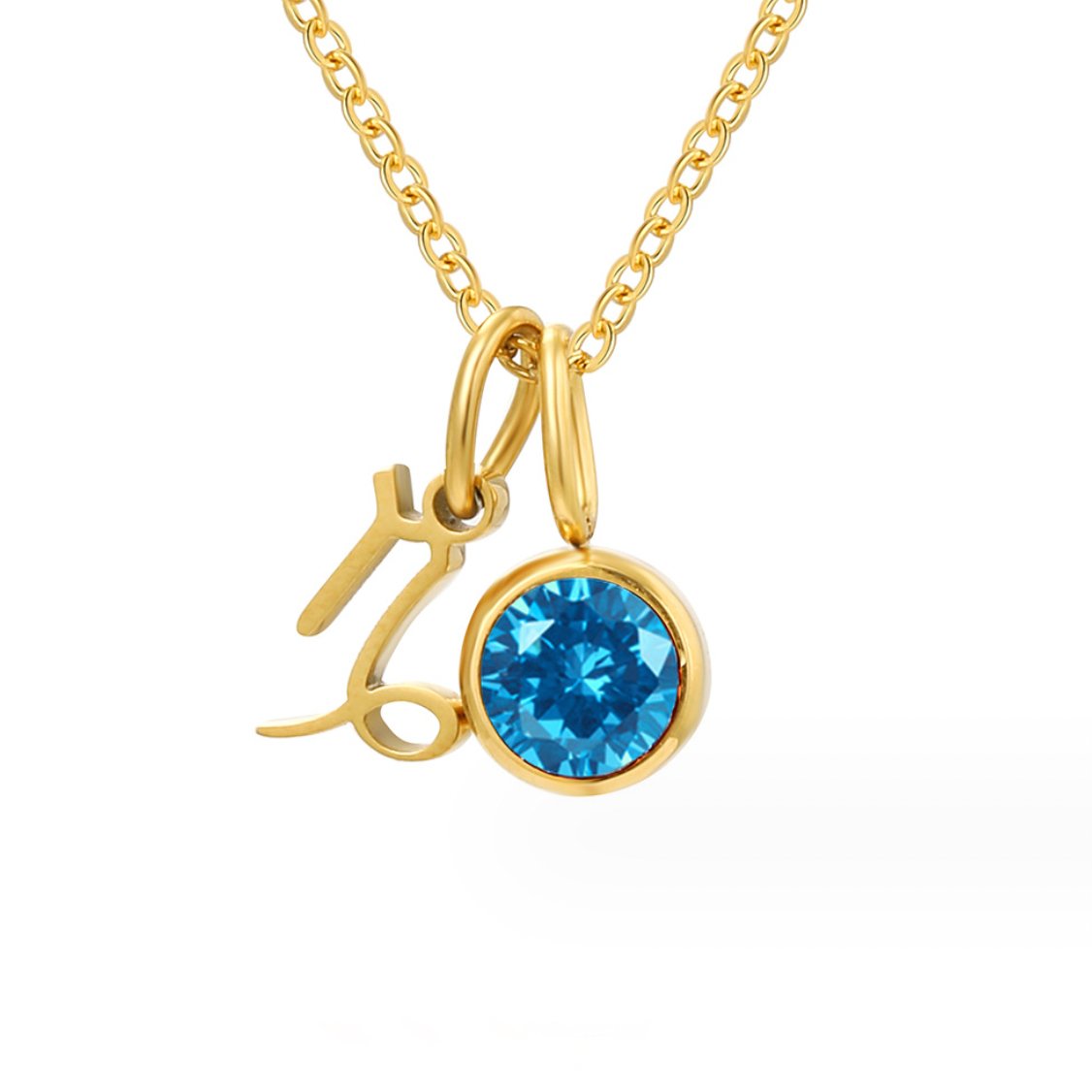 Collar de piedra natal Astria Zodiac
