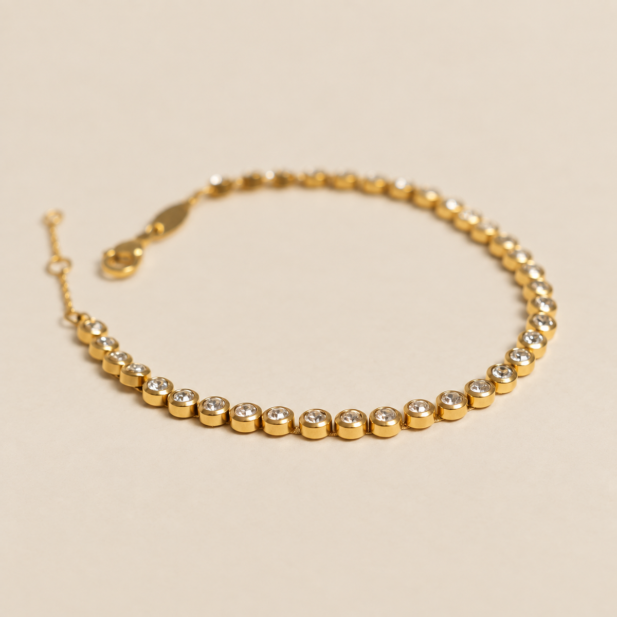 Classic Silver or Gold Tennis Bracelet
