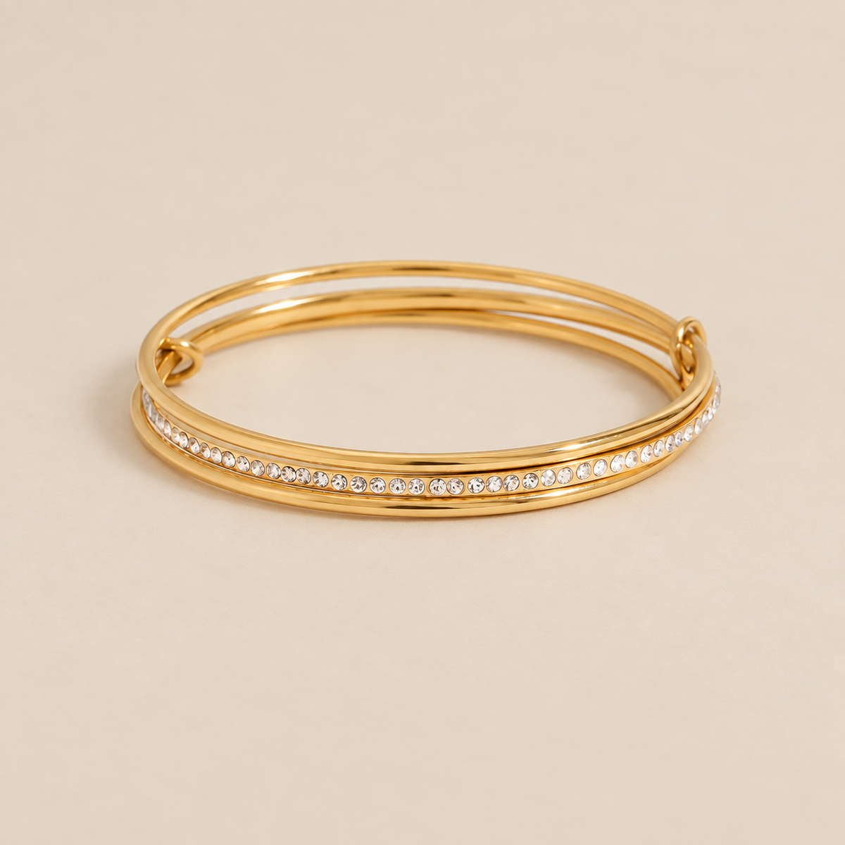 Stacked Crystals Elegance Bracelet