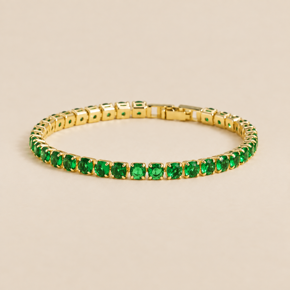 Evergreen Luxe Tennis Bracelet