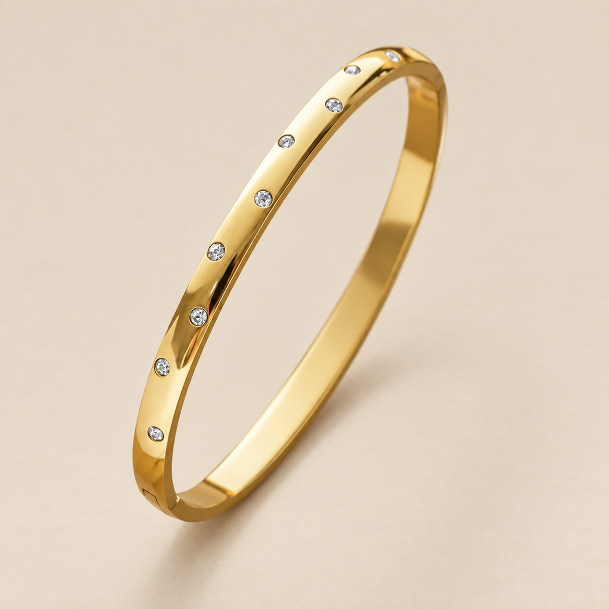 Timeless Golden Zirconia Bracelet