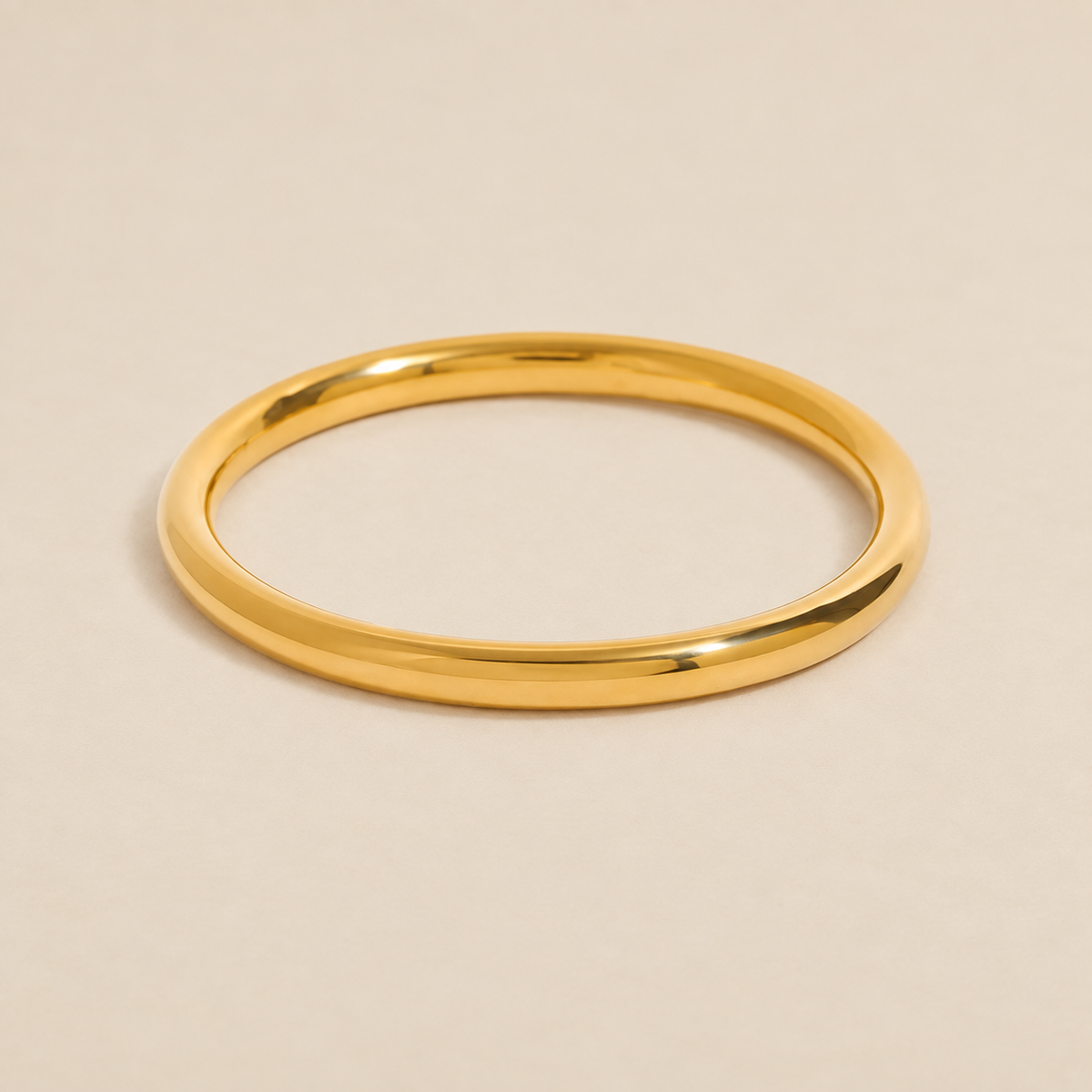 Vintage Smooth Gold Bangle