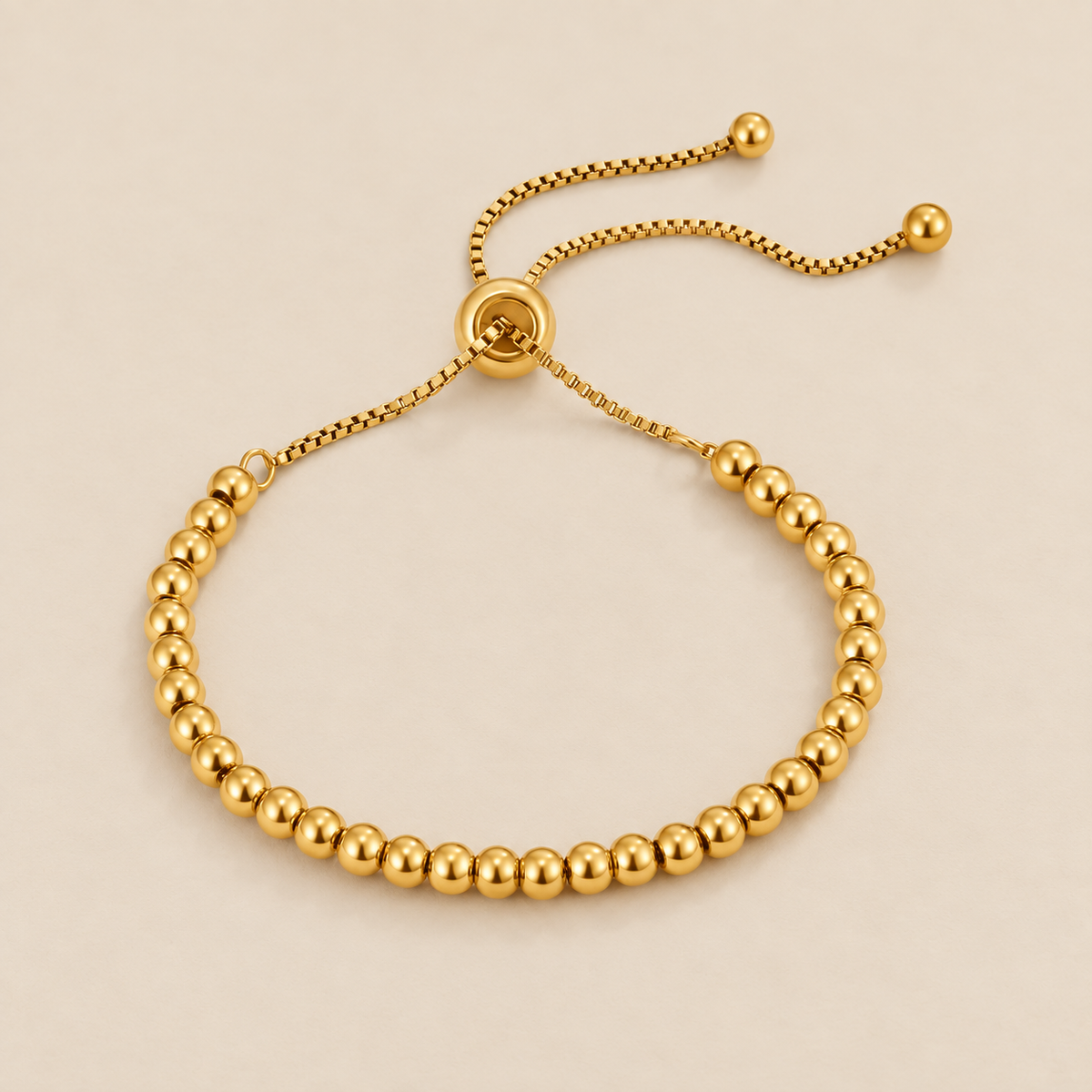 Grace Beaded Gold Bracelet