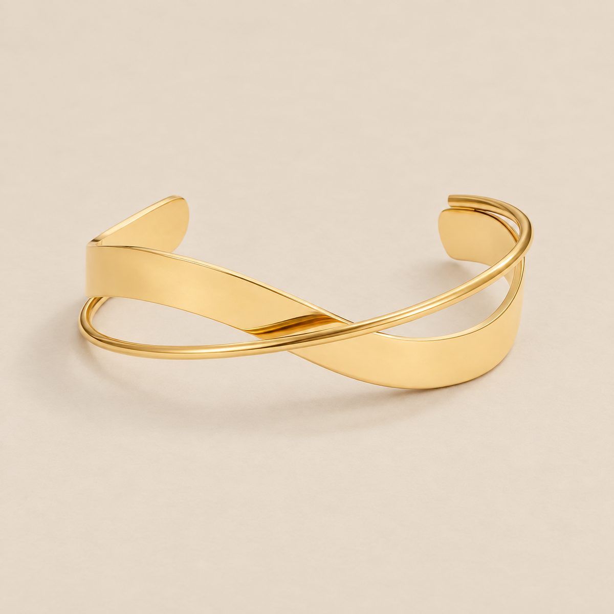 Celestial Unique Gold Bangle