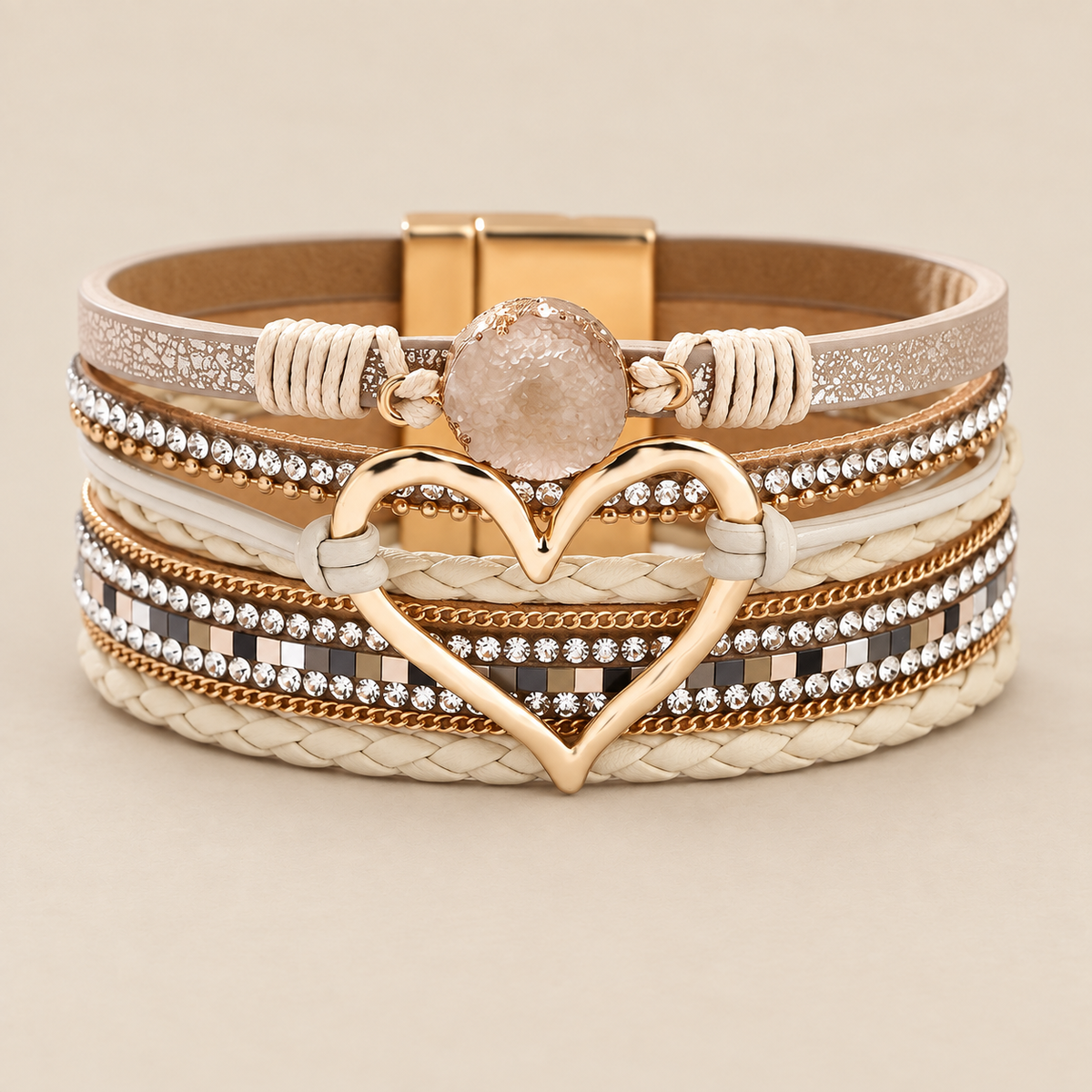 Bohemian Multi-Layer Leather Bracelet