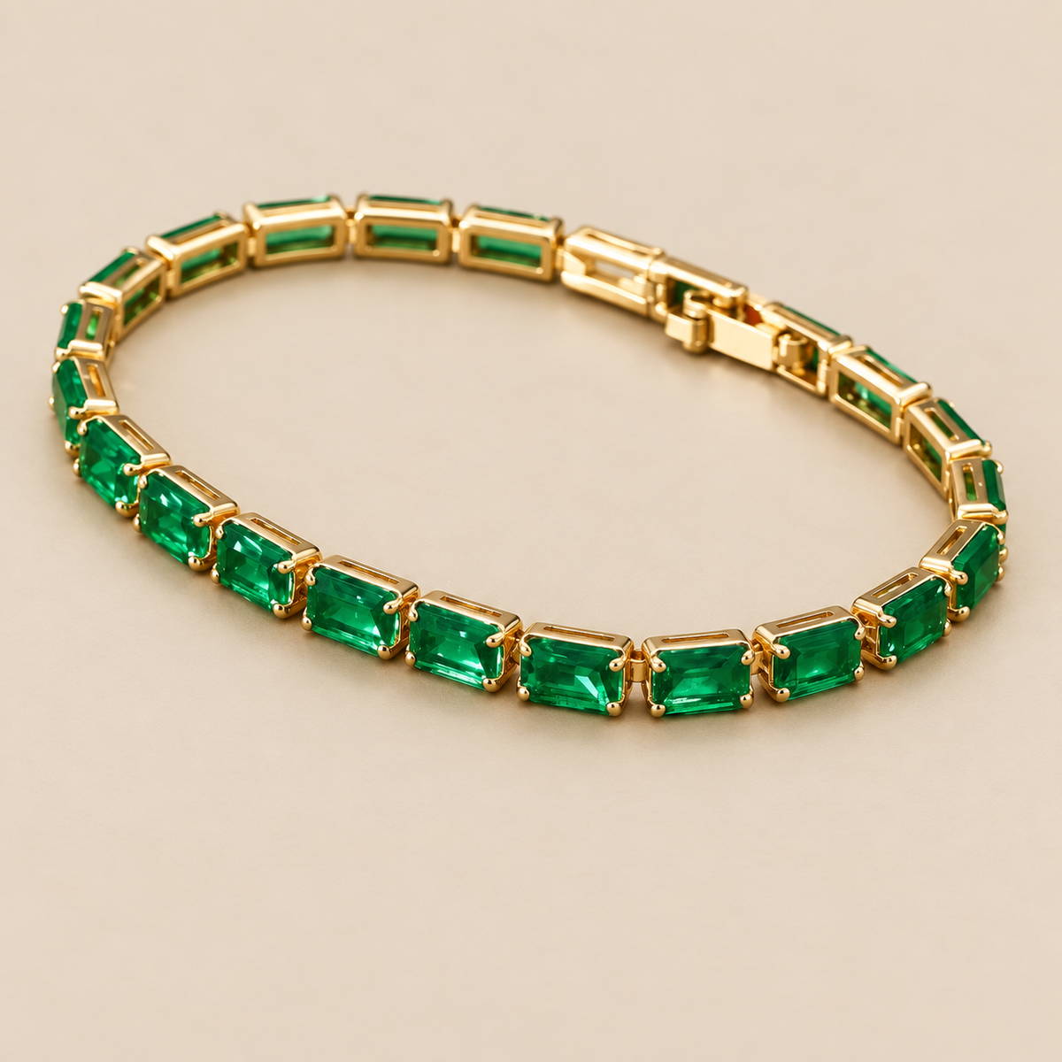 Timeless Emerald Tennis Bracelet