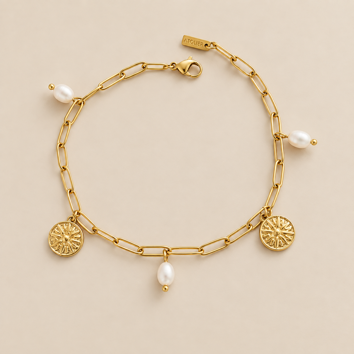 Radiant Golden Sun Bracelet