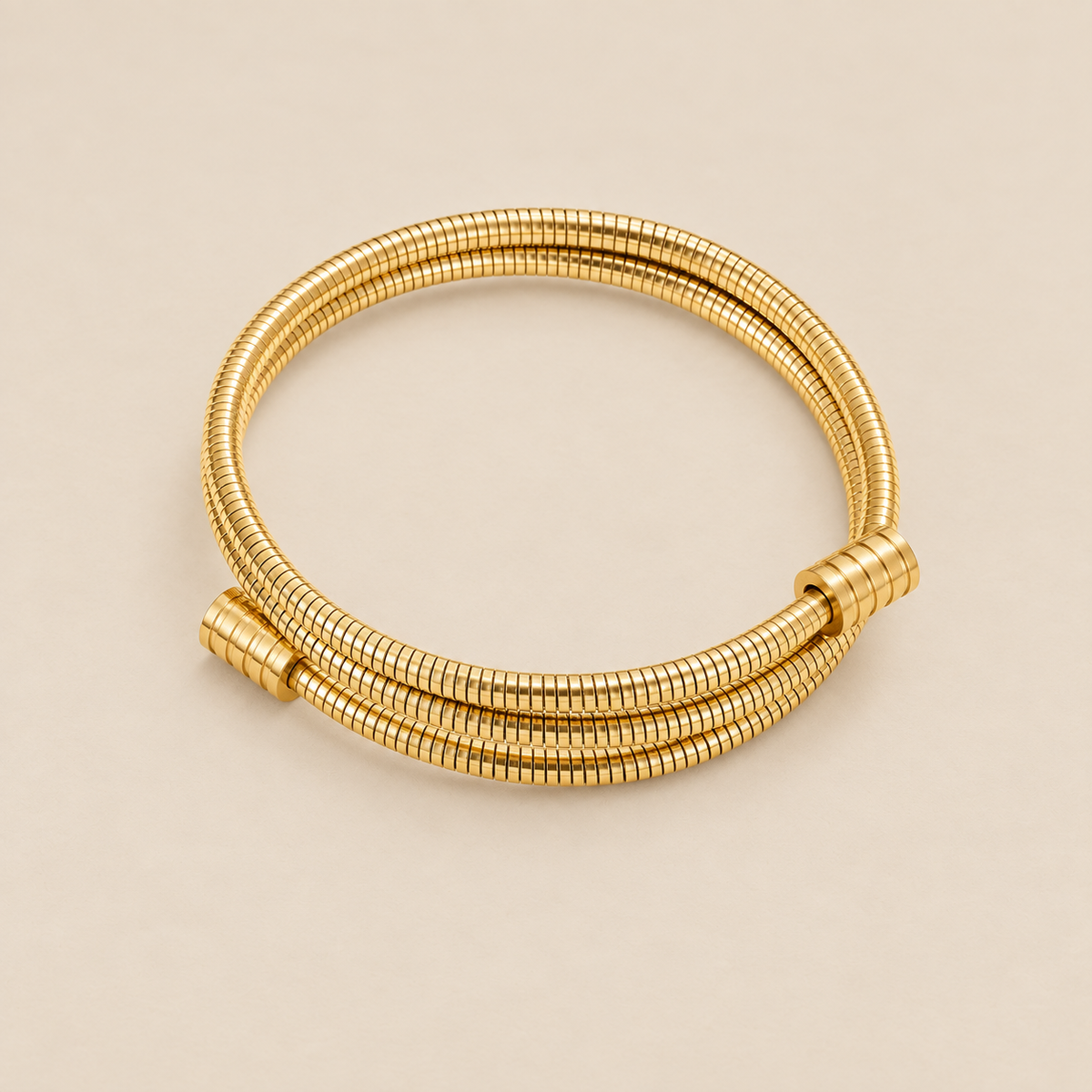 Classic Twisted Gold Bracelet