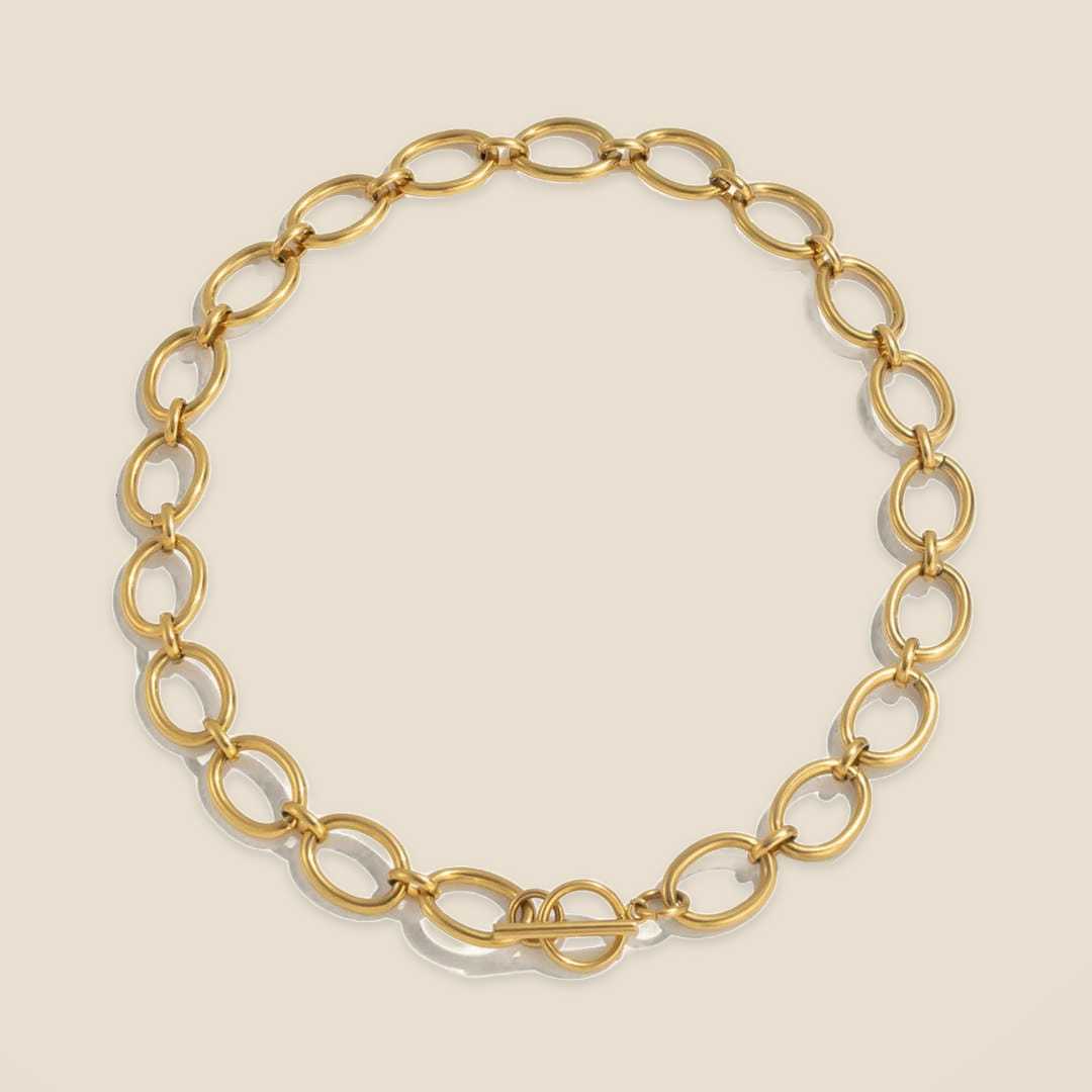 Timeless Bold Gold Chain Necklace