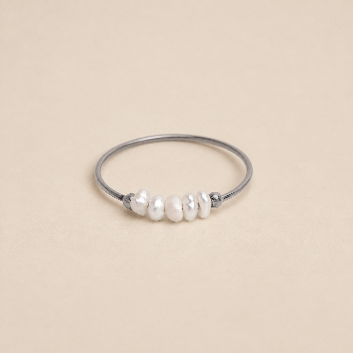 Classic Freshwater Pearl Silver Ring