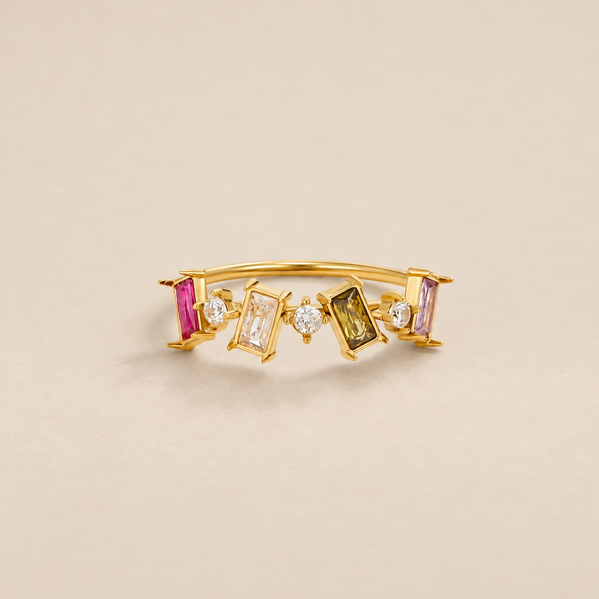 Crystal Adeline Ring