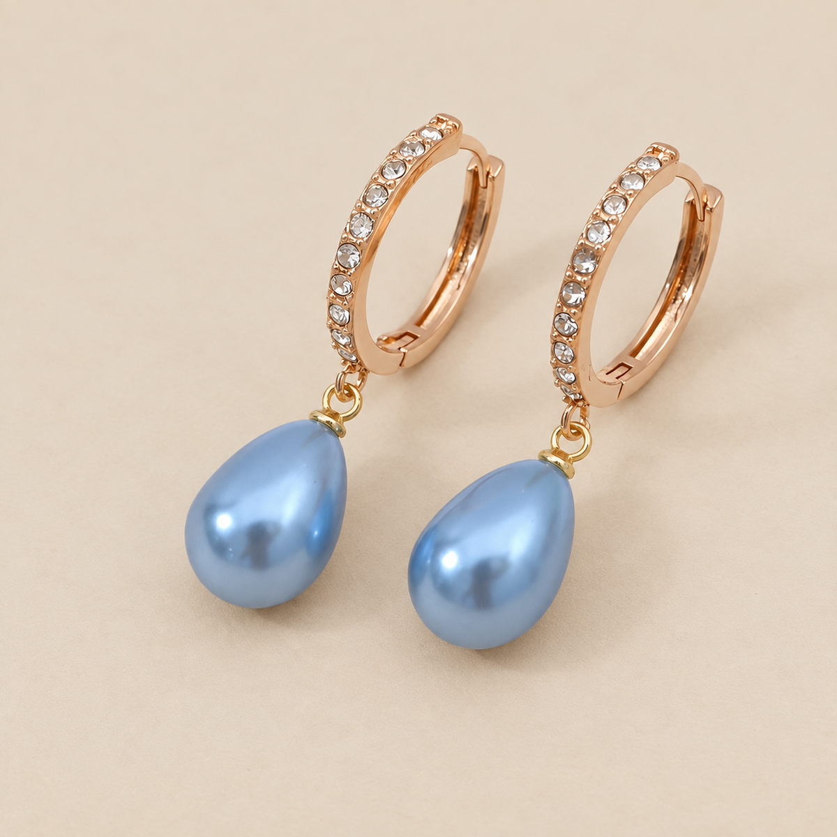 Blue Ocean Dew Earrings