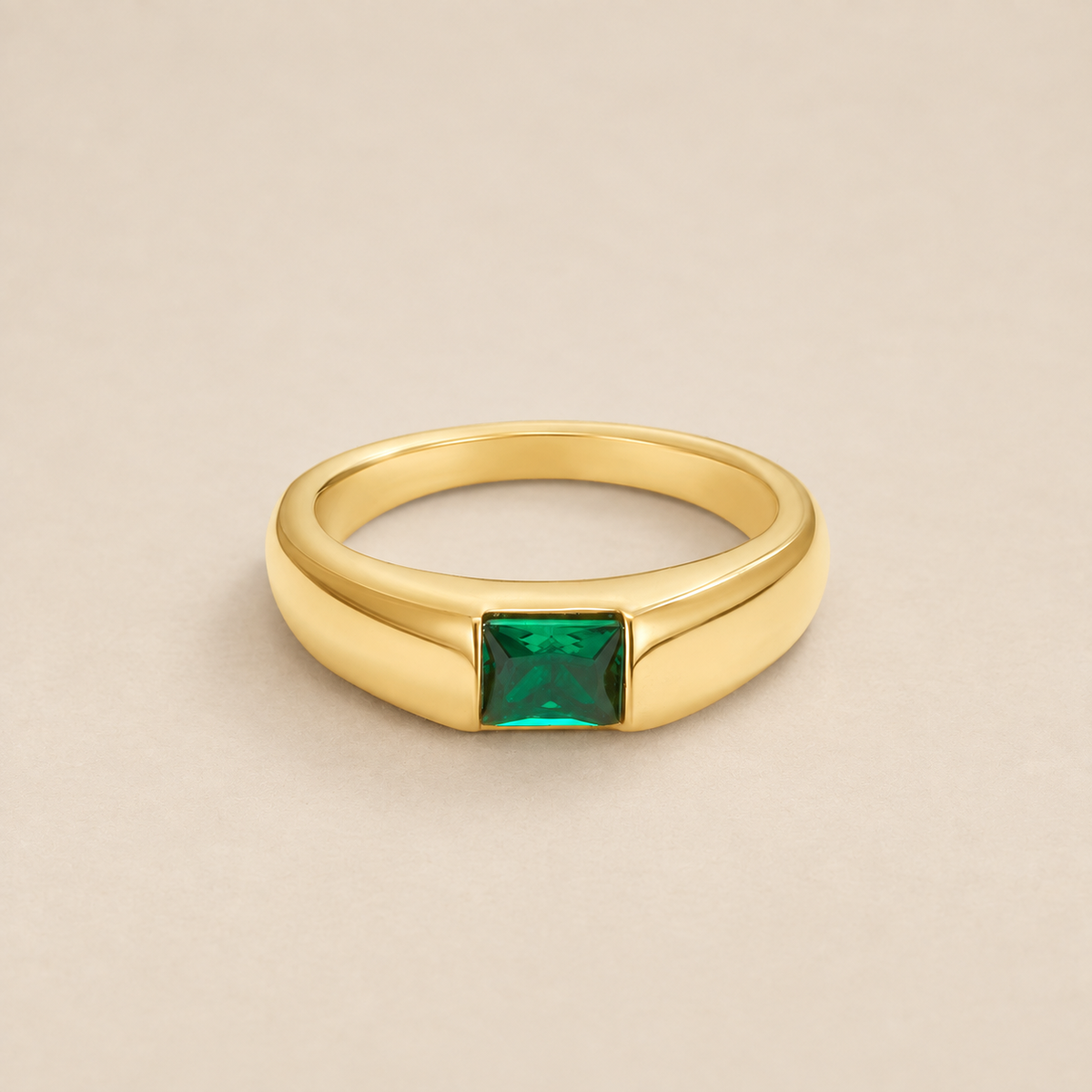 Ember Gold & Emerald Ring