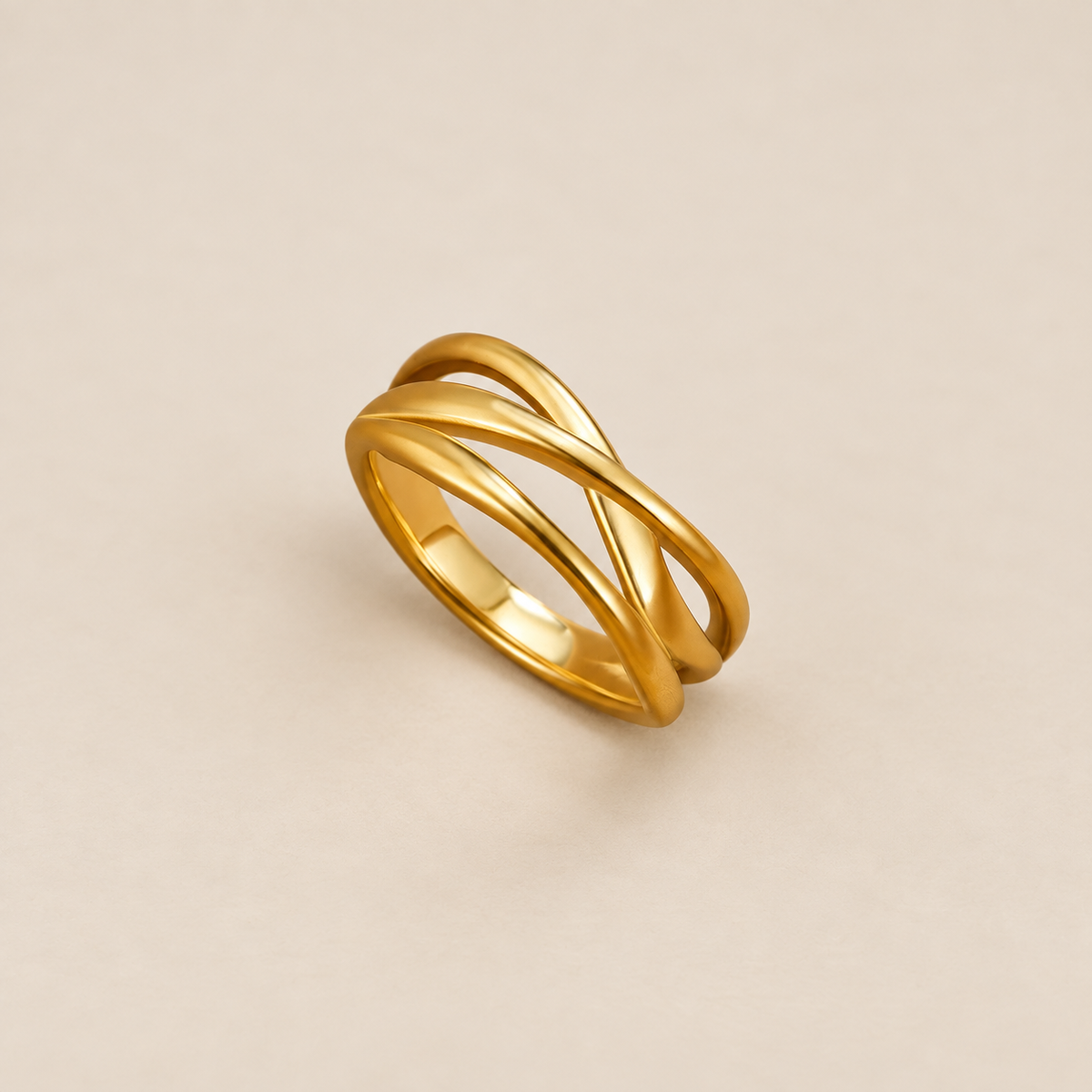 Entwined Maisie Gold Ring