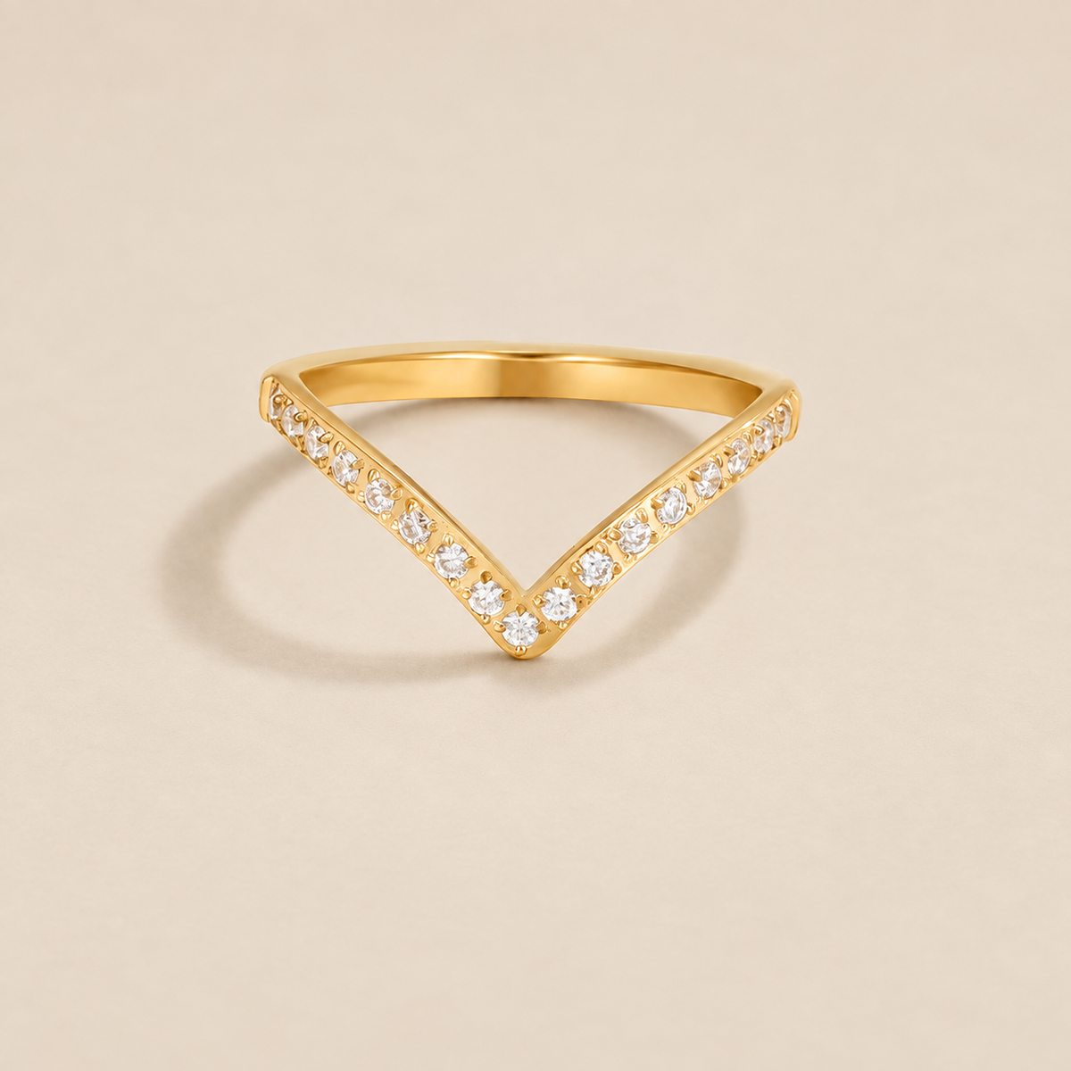 Eternity Crown Crystal Ring