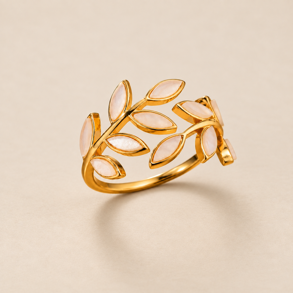 Gold Leaf Ring