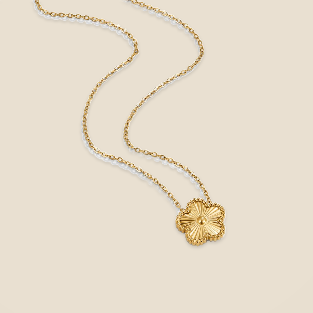 Golden Clover Necklace