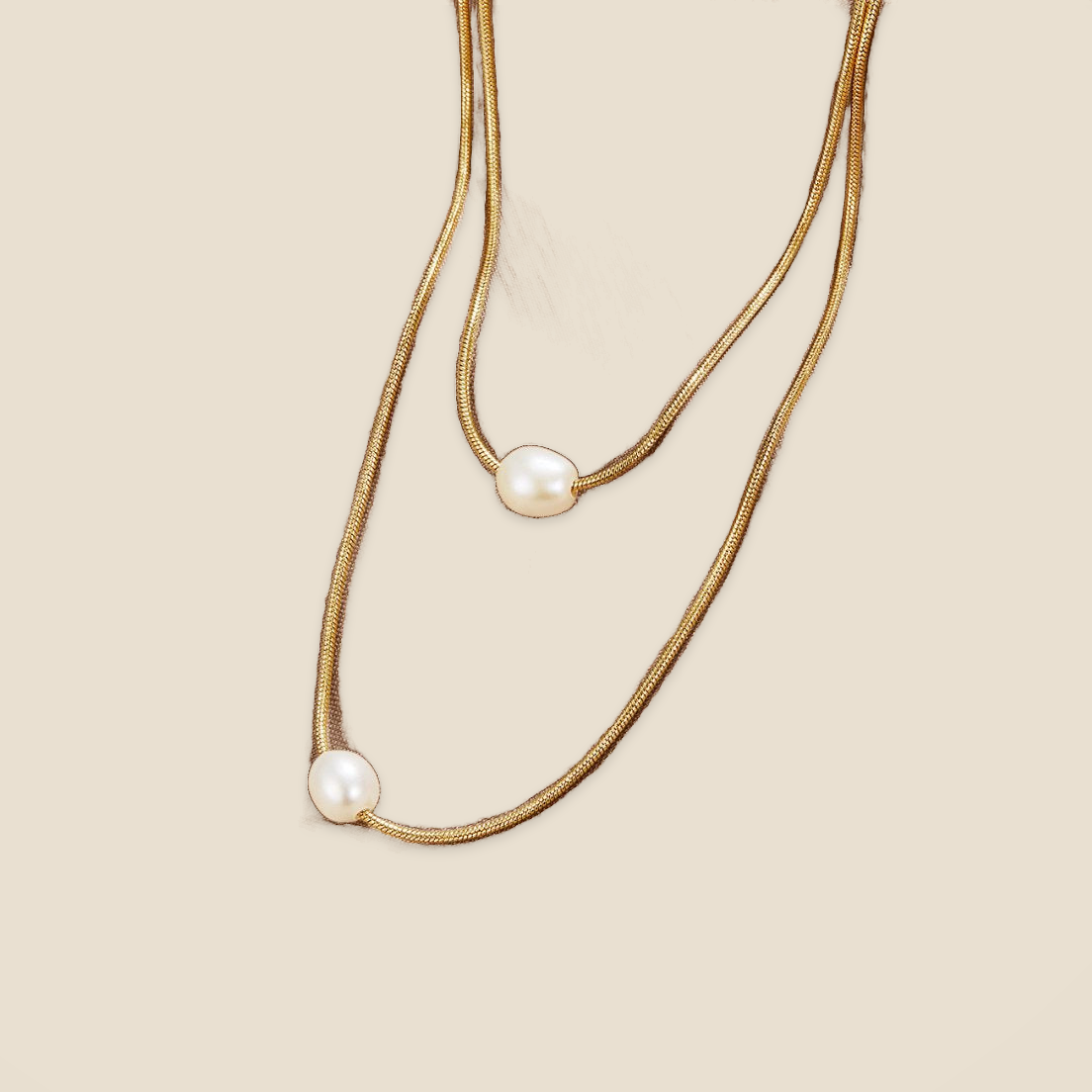 Layered Freshwater Pearl Necklace