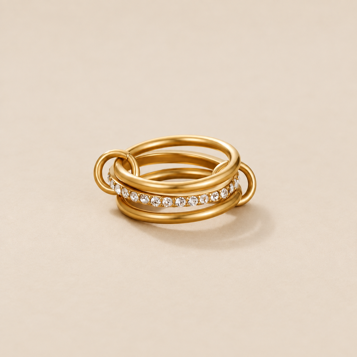 Layered Kaili Gold Ring