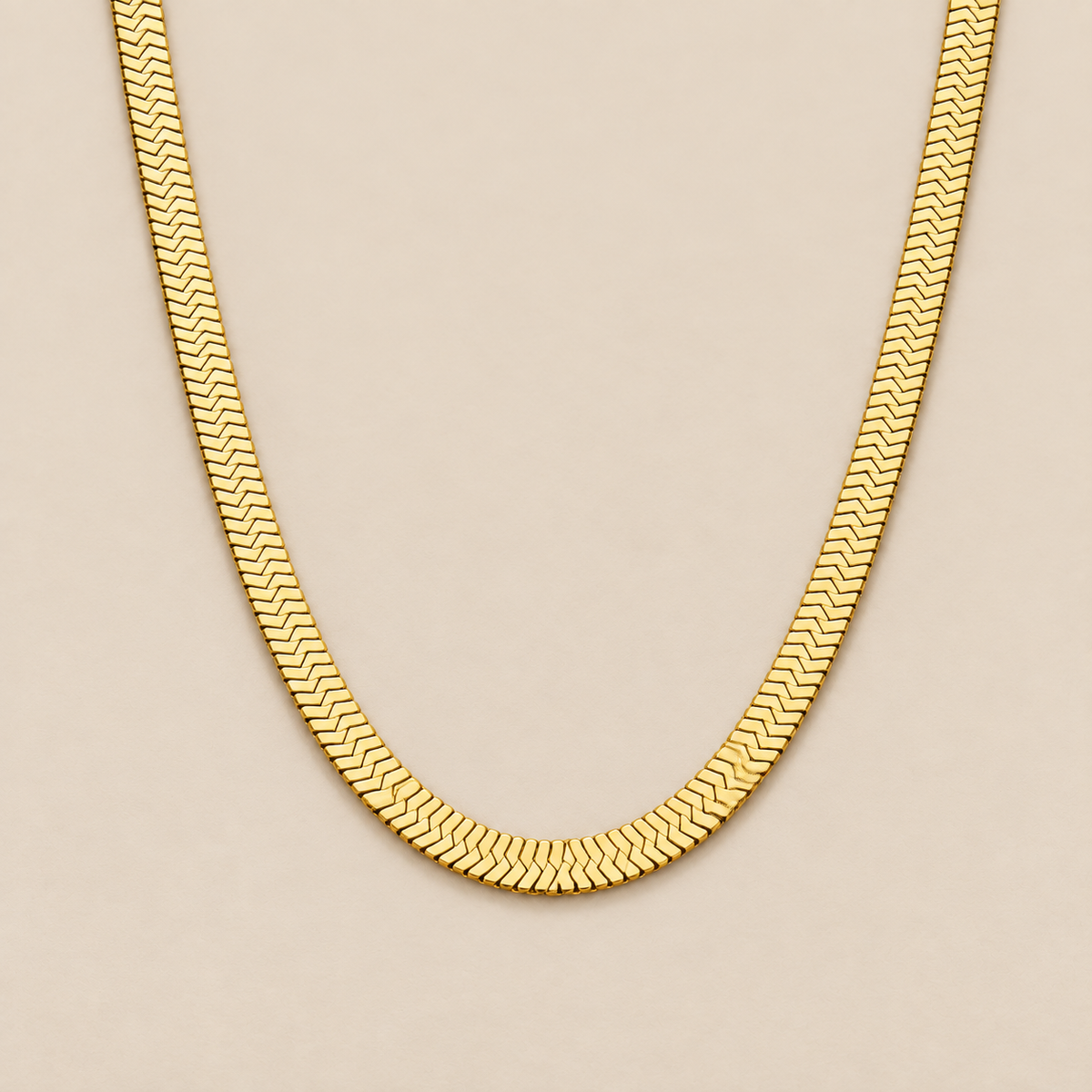 Aurivelle Dazzling Luxe Necklace — cream studio photograph