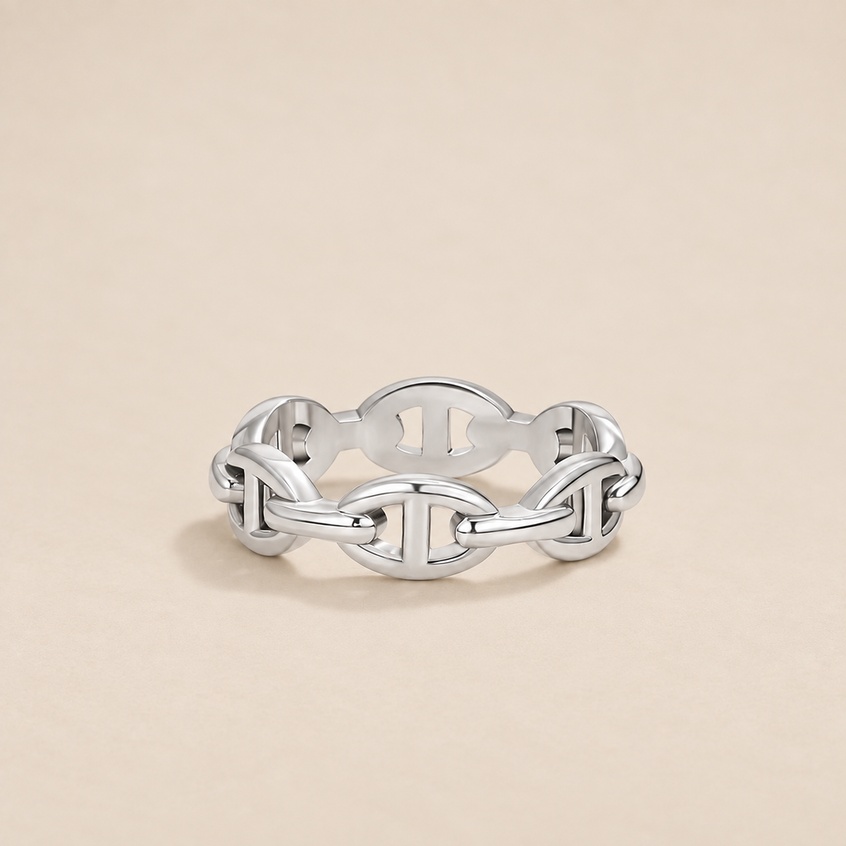 Raya Silver Chain Band Ring