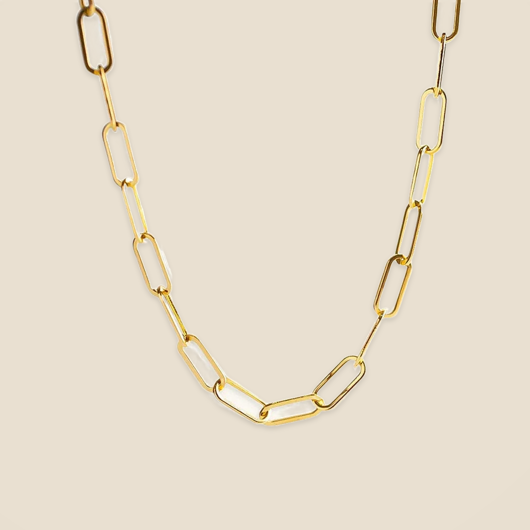 Timeless Gold Paperclip Chain Necklace