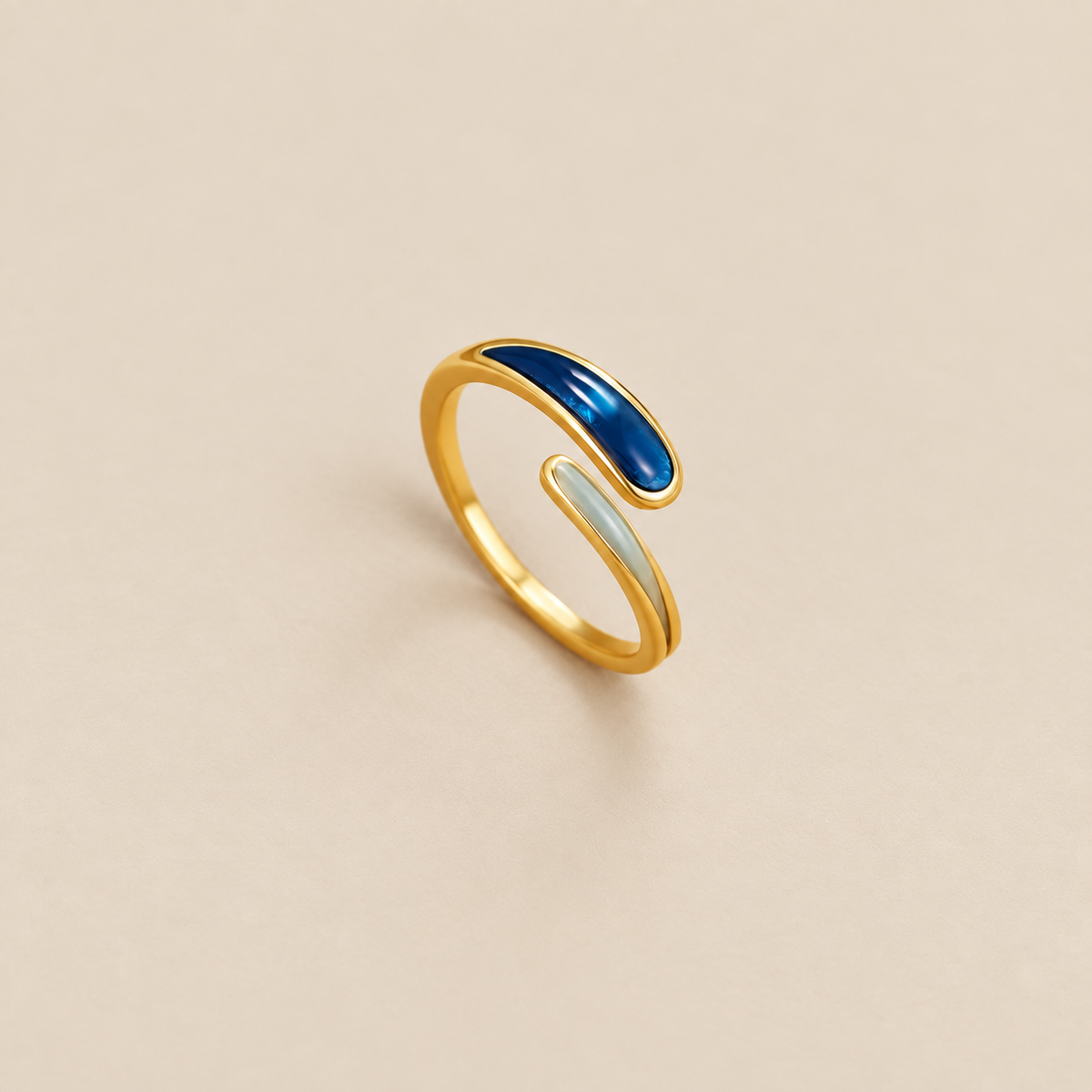 Safira Blue Wrap Ring