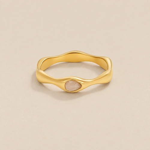 Amalfi Wave Gold Ring