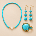 Conjunto Turquesa de verano, fotografía de estudio