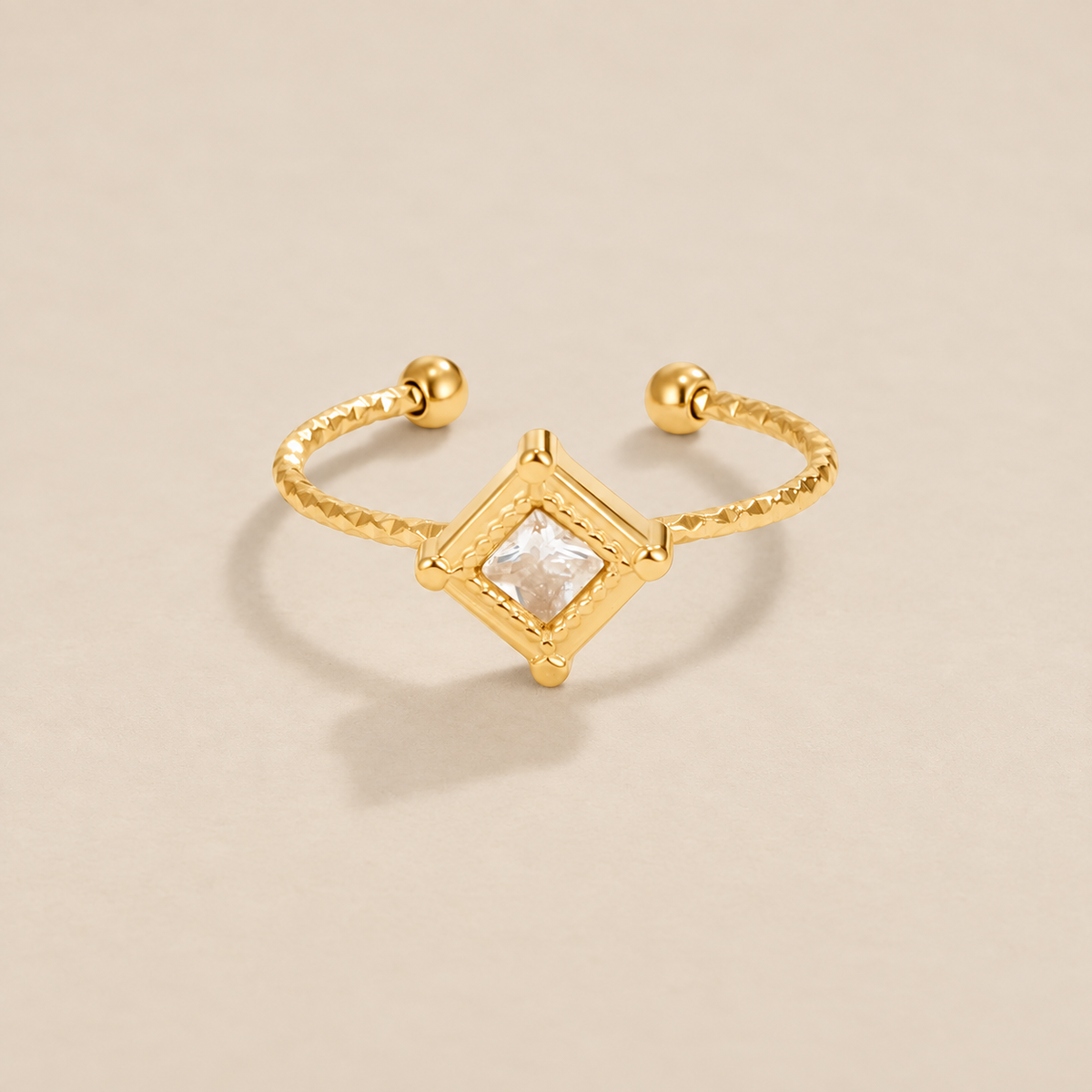 Sofia Diamond Shaped Ring