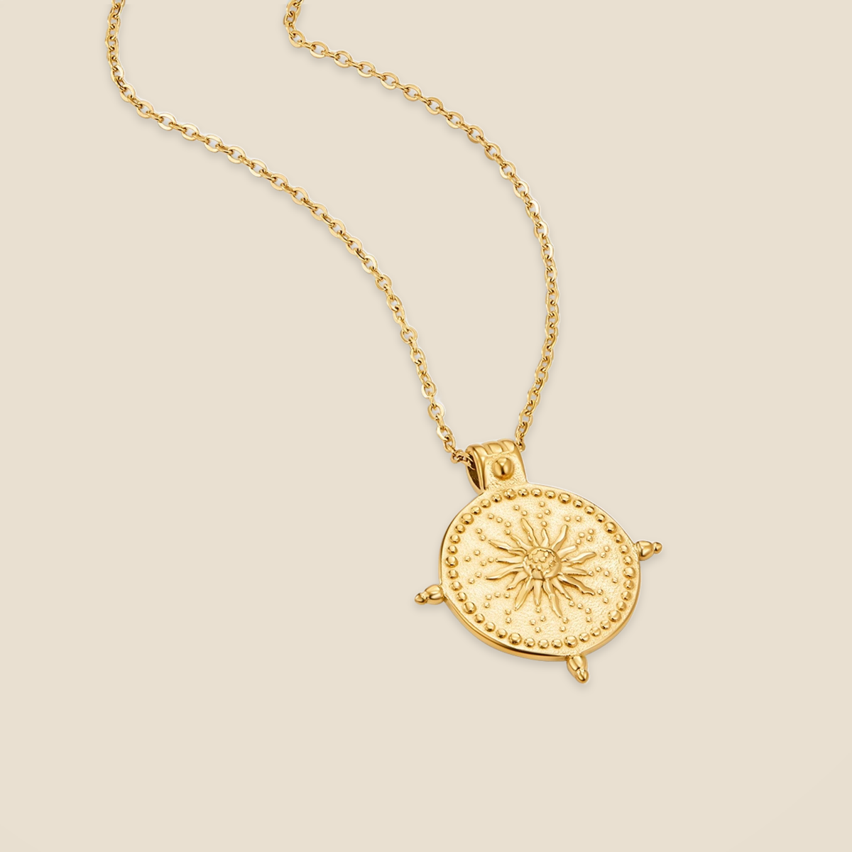 Summer Solstice Gold Necklace