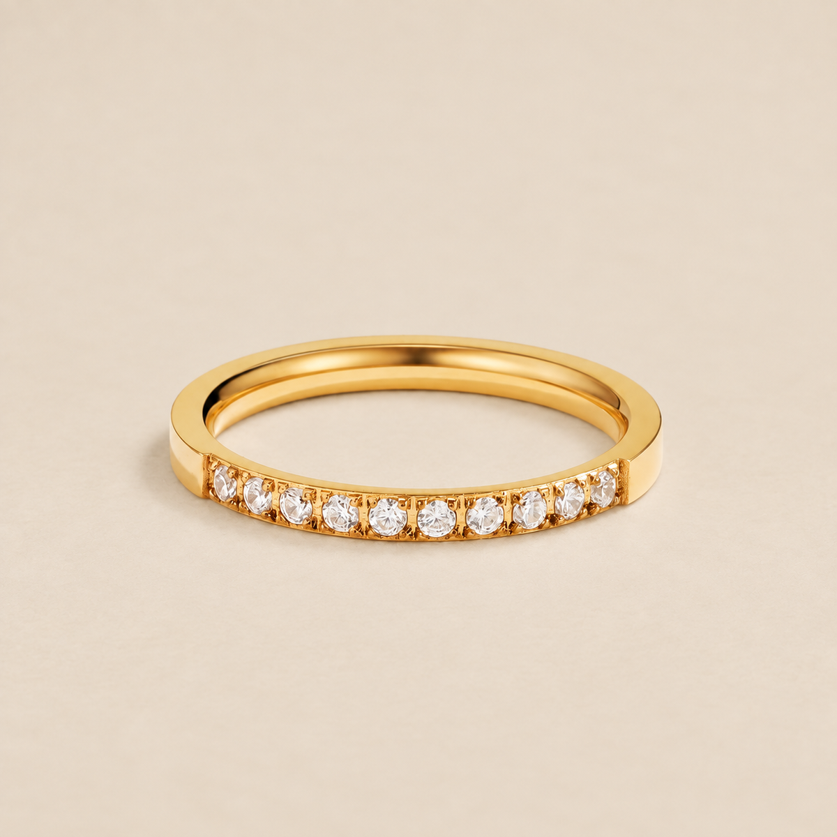 Timeless Beauty 18K Crystal Ring