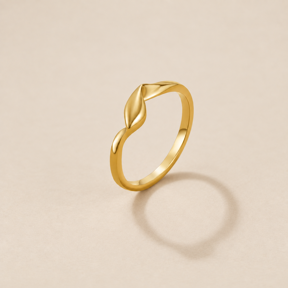 Twisted Athena Gold Ring