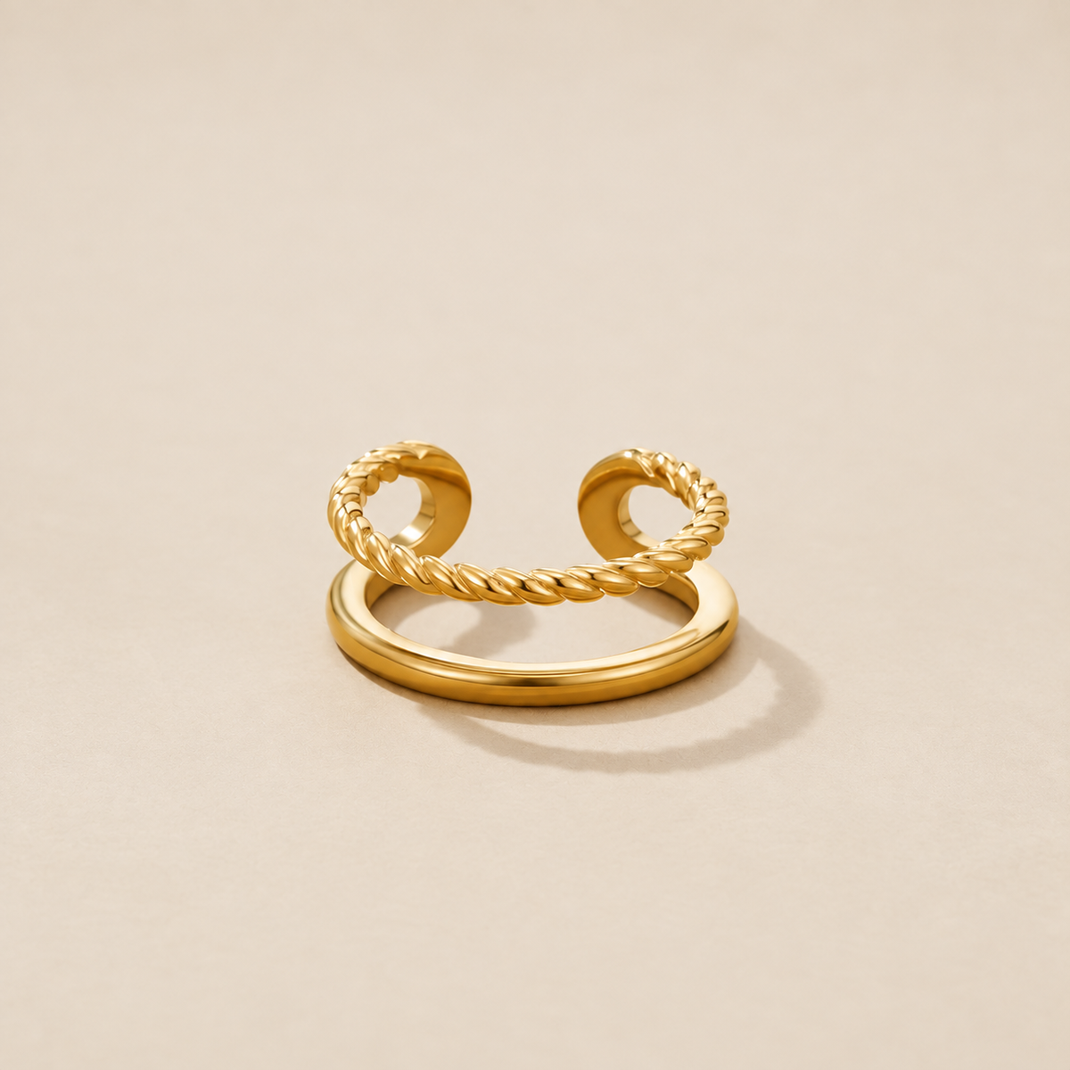Twisted Tyra Gold Ring