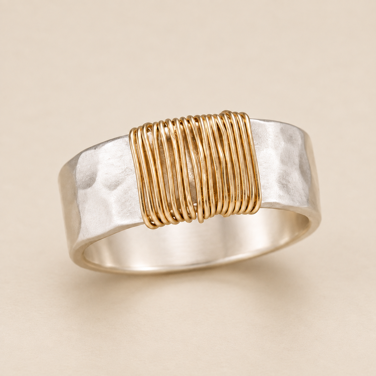 Vintage Gold Silver Ring