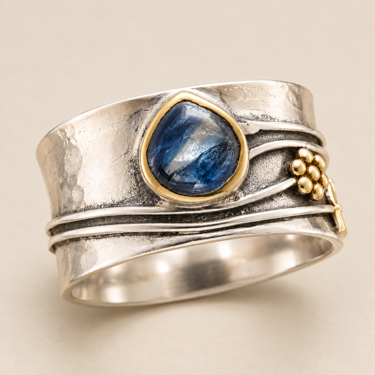 Vintage Ring with Blue Stone