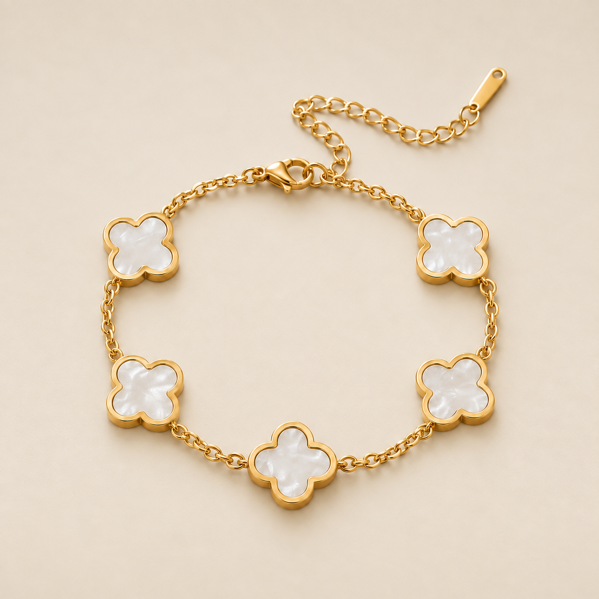 White Clover Bracelet