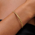 Elegante Pulsera de Puño con Cuentas